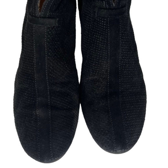 Aquatalia Russell & Bromley Boots Women’s Size 8 Black Suede Ankle Weatherproof - Picture 4 of 14